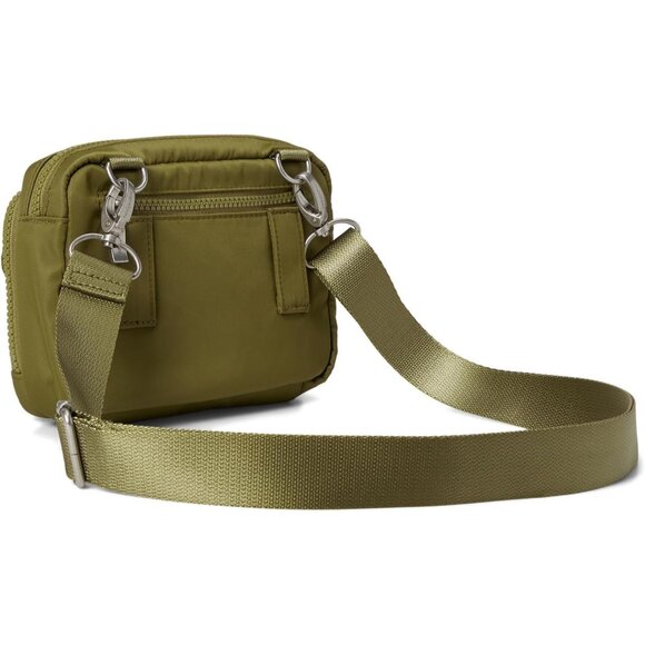 Modern Nylon Crossbody Bag Womens Adjustable Detachable Strap Zipper Compartment - Picture 2 of 6